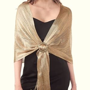 MissShorthair Women's Sparkle Shawls and Wraps for Party Dresses